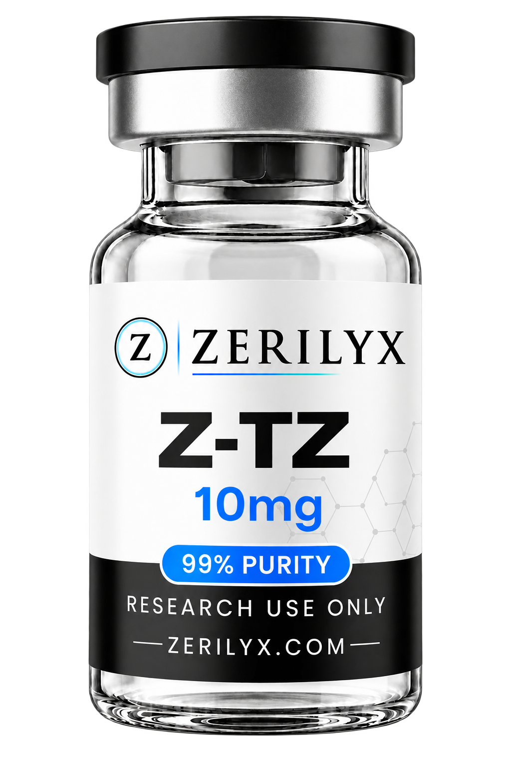 Z-TZ 10mg research peptide vial - Zerilyx