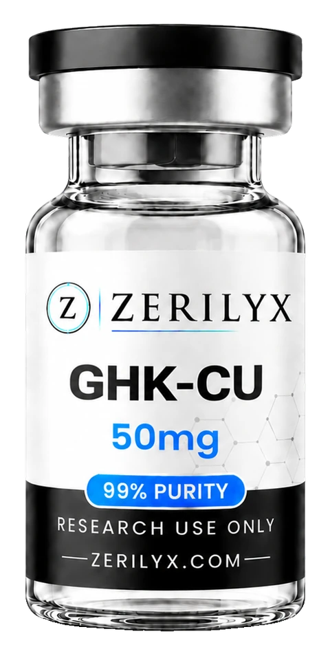 GHK-CU 50mg research peptide vial - Zerilyx