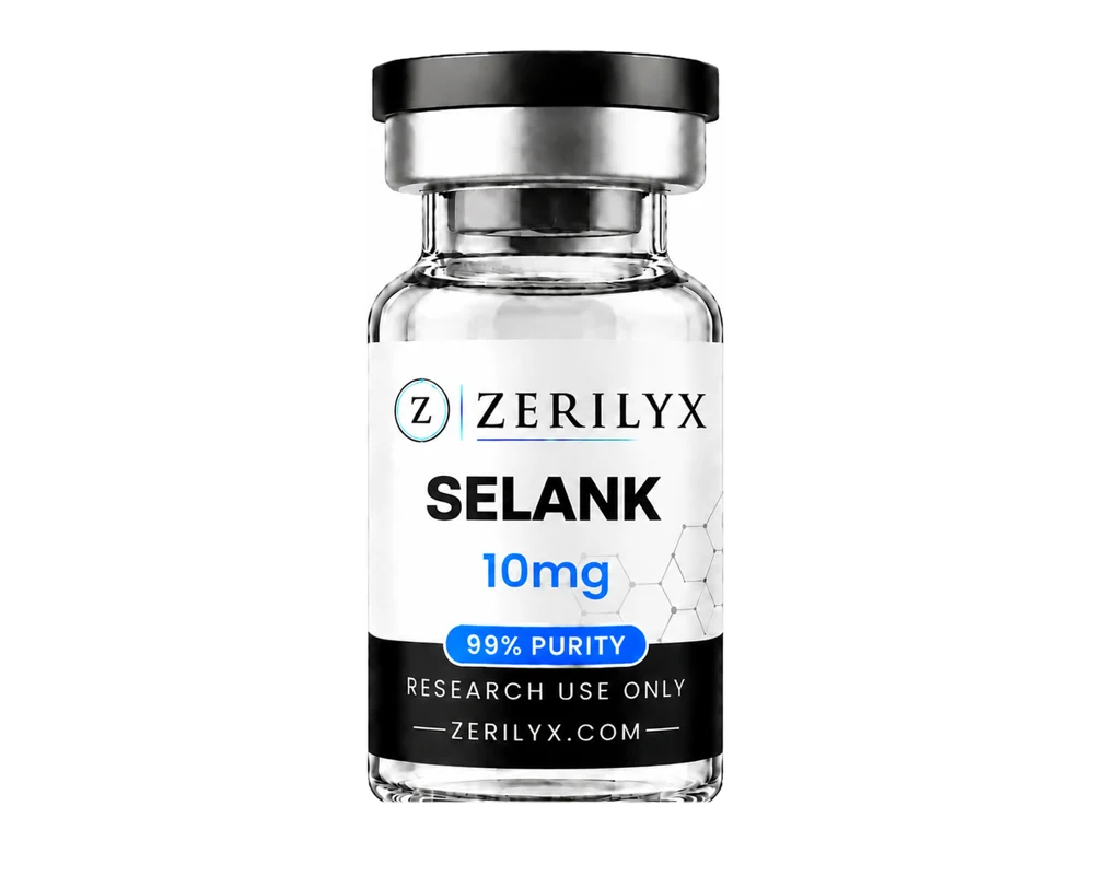 Selank research vial